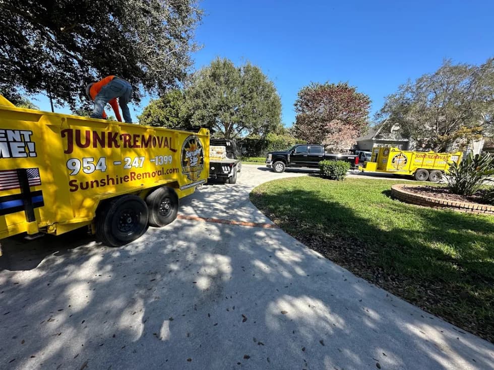 Sunshine State dump trailer dispatched from the Southwest Ranches location